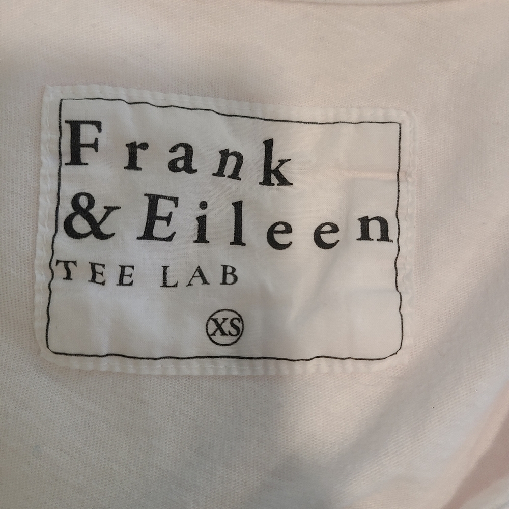 Frank & Eileen Tee Lab Split Hem Long Sleeve Pink Tee - Picture 6 of 6